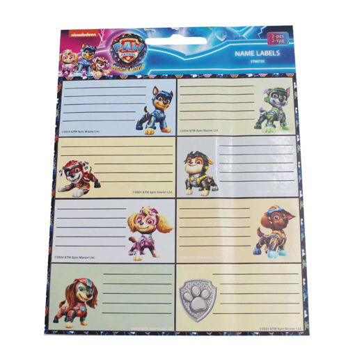 Picture of PAW PATROL NAME LABELS X16